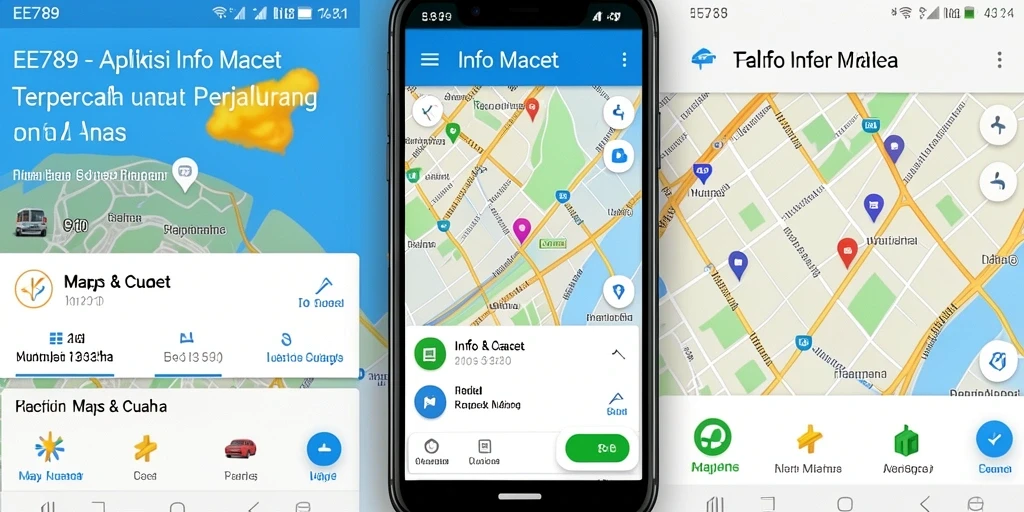Tampilan antarmuka aplikasi Info Macet EE789 yang informatif dan mudah digunakan.